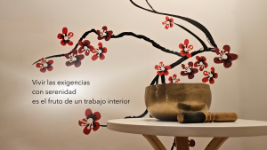 "Detalle de la sala Silencio Mindfulness, práctica para el control del estrés y la ansiedad"